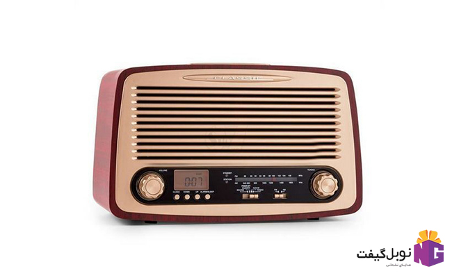 رادیو دیجیتالی کلاسیک تبلیغاتی چوبی