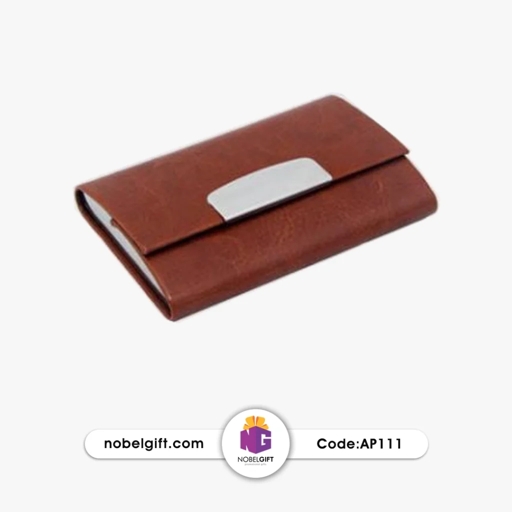 جا کارتی مدیریتی تبلیغاتی چرمی