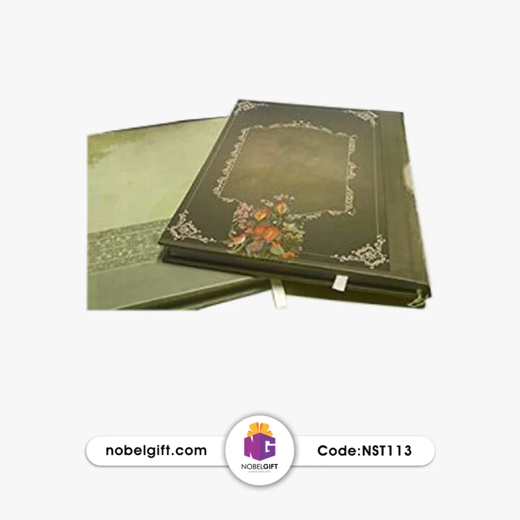 سررسید وزیری دو روزه سلفونی طرح گل