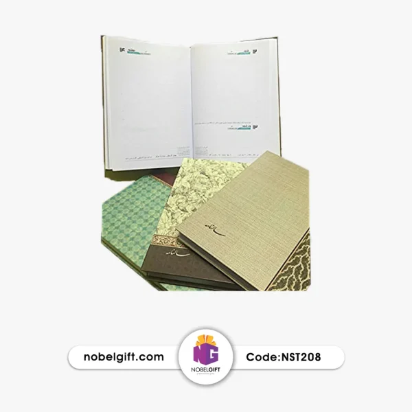 سررسید تبلیغاتی وزیری سلفون دو رنگ