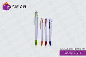خودکار پلاستیکی تبلیغاتی گیره رنگی کرو