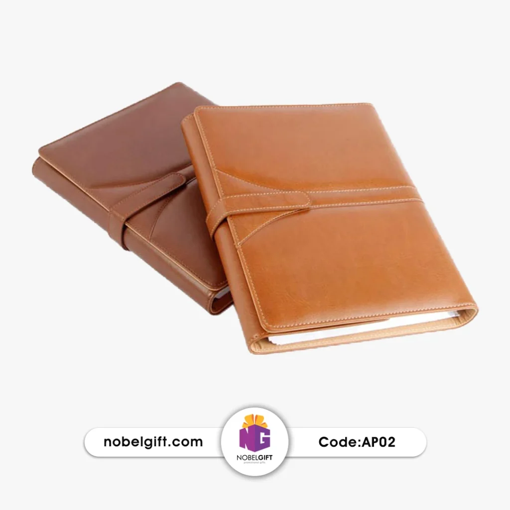 ارگانایزر یکروزه لبه دار کمربندی کاغذ کرم رنگ