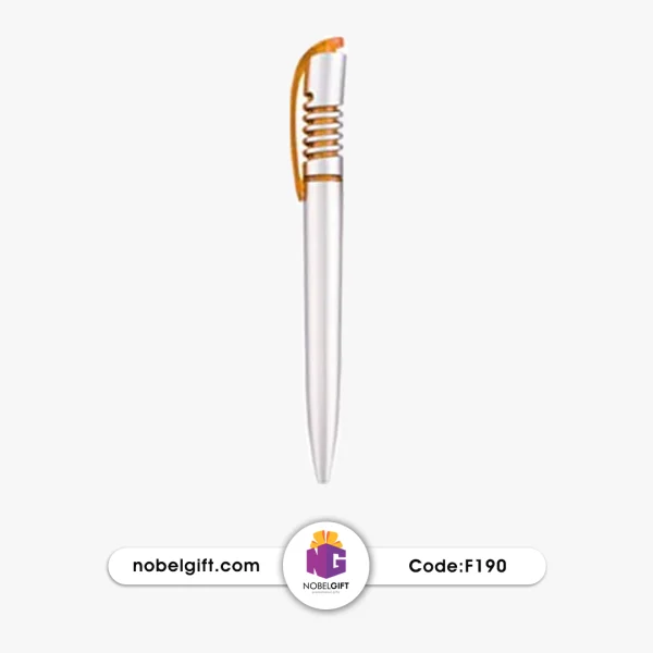 خودکار فنری تبلیغاتی نارنجی f190