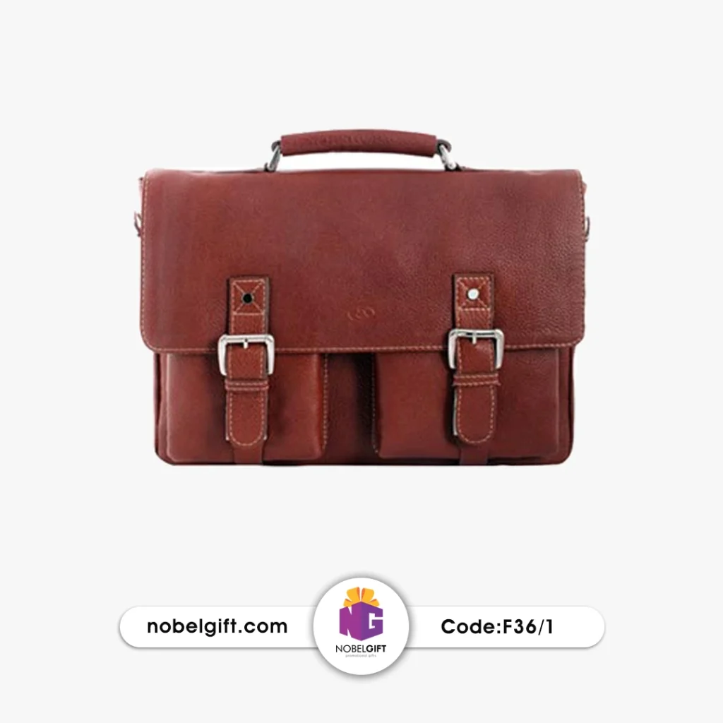 کیف اداری تبلیغاتی چرم طبیعی مدل ایلیا