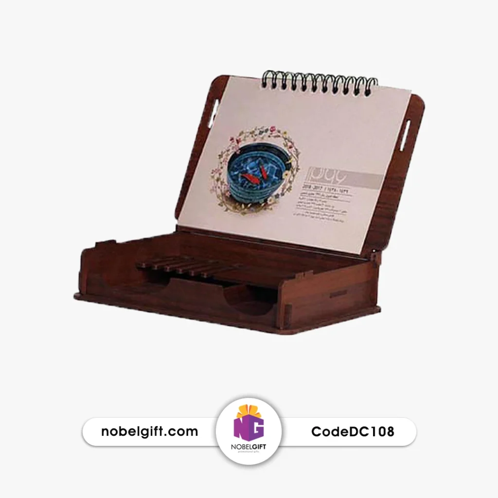 تقویم رومیزی mdf اختصاصی مدل 108