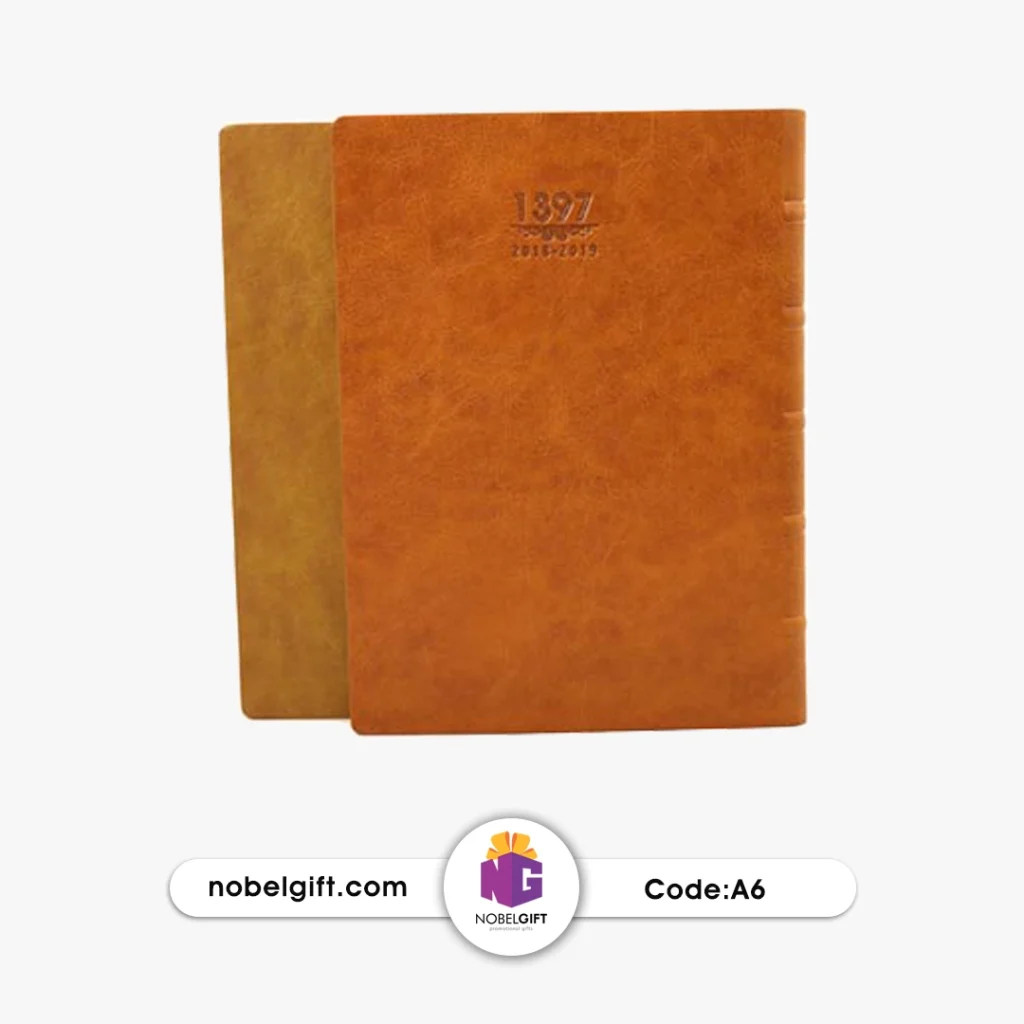 سررسید وزیری تبلیغاتی جلد ترمو پل دار کاغذ کرم