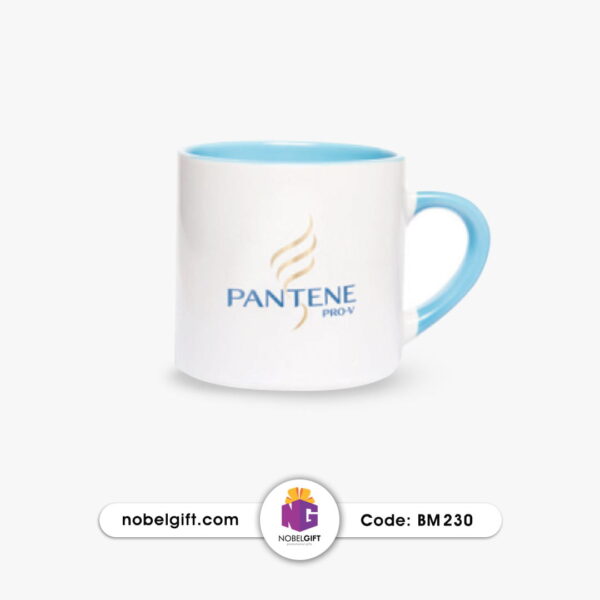 مینی ماگ سرامیکی تبلیغاتی دسته و داخل رنگی کد BM230 - Image 5