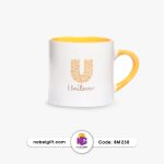 مینی ماگ سرامیکی تبلیغاتی دسته و داخل رنگی - Image 2