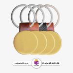 جا کلیدی دایره ای تبلیغاتی طلایی 3262 - Image 2