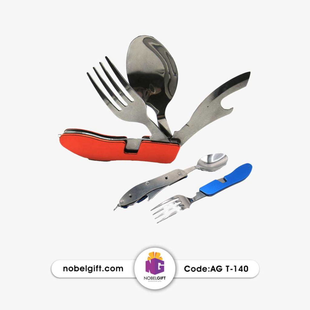 ست قاشق و چنگال تبلیغاتی بزرگ تاشو