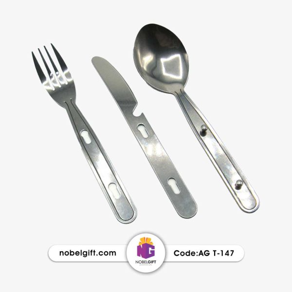 ست قاشق و چنگال و کارد تبلیغاتی استیل - Image 2