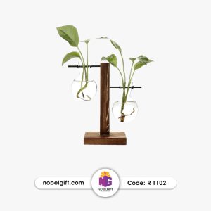 گلدان تبلیغاتی پایه چوبی