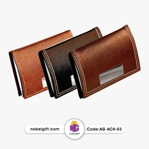 جا کارتی چرمی شیک دور دوخت AG-ACH-03