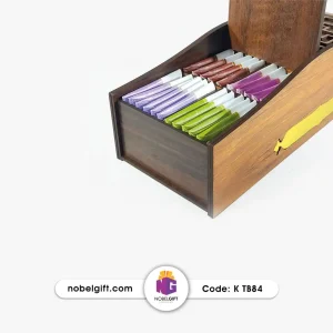 جعبه پذیرایی تبلیغاتی MDF دارای 6 بخش مجزا