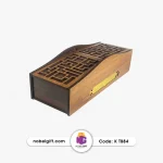 جعبه پذیرایی تبلیغاتی MDF دارای 6 بخش مجزا