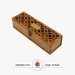 جعبه تی بگ تبلیغاتی MDF طرح دار