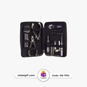 جعبه ابزار همراه تبلیغاتی 17 قطعه کیف دار