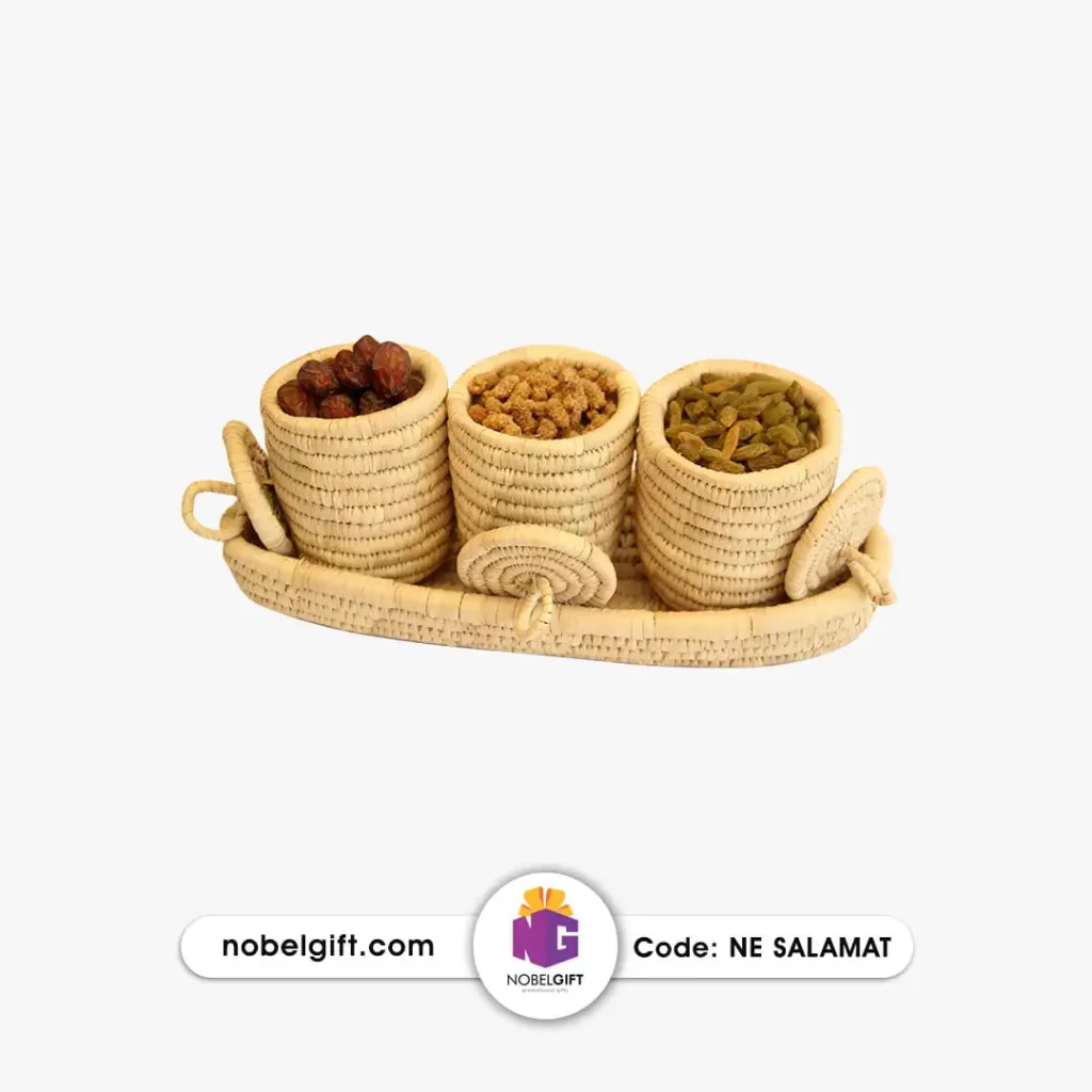 پکیج خوراکی سلامت با حصیر بافی