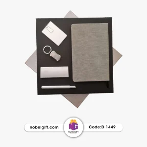 ست مدیریتی پاوربانک چرمی سررسید تبلیغاتی و فلش