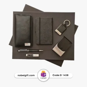 ست مدیریتی کیف پول خودکار فلش جاکارتی جاکیلدی دفترچه یادداشت