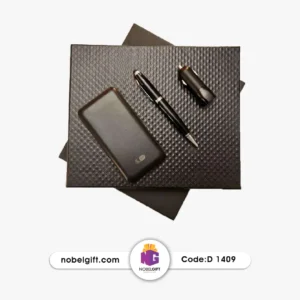 ست کاربردی پاوربانک تبلیغاتی فلش خودکاری و شارژر فندکی