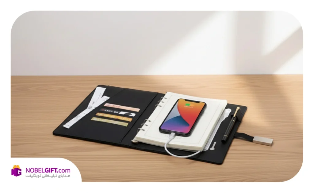 دفترچه ی پاوربانک دار