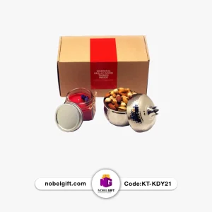 باکس هدیه شمع و قندان یلدا