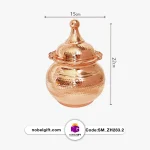 آجیل خوری مسی کلاه فرنگی - Image 5