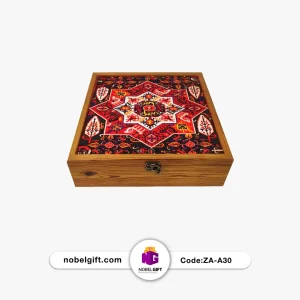 جعبه چوبی طرحدار آجیل