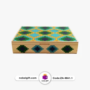 جعبه چوبی خشکبار هندسی