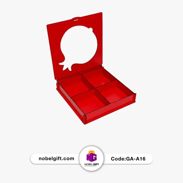 جعبه آجیل انار قرمز
