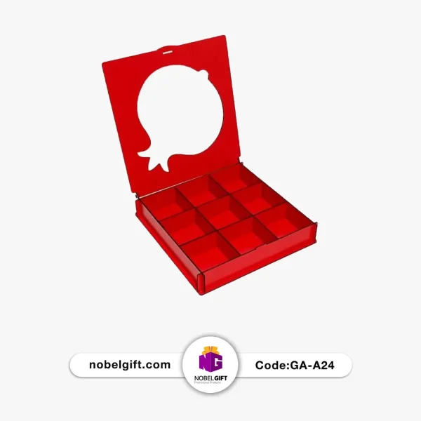 جعبه آجیل انار قرمز بزرگ