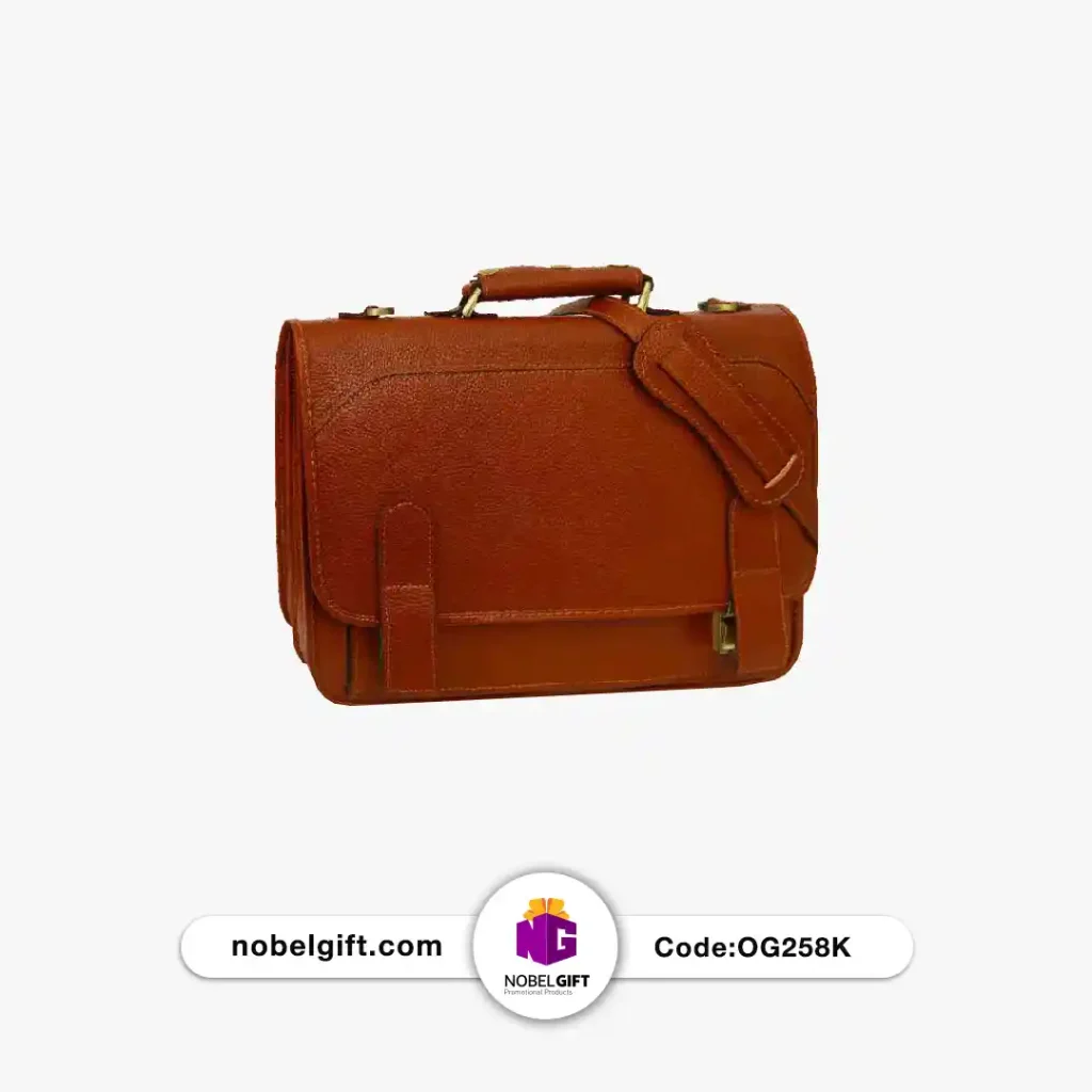 کیف چرم قهوه ای