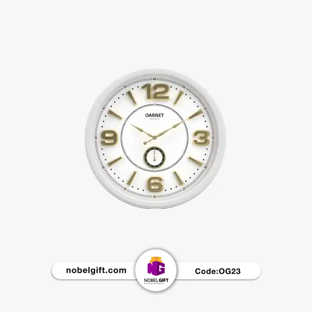 ساعت دیواری تبلیغاتی گارنت