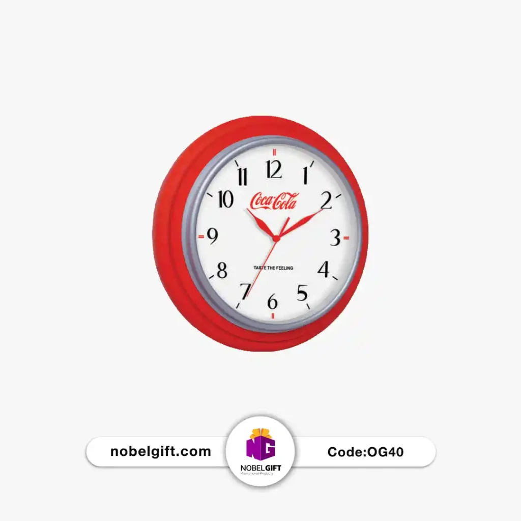 ساعت دیواری تبلیغاتی کوکاکولا