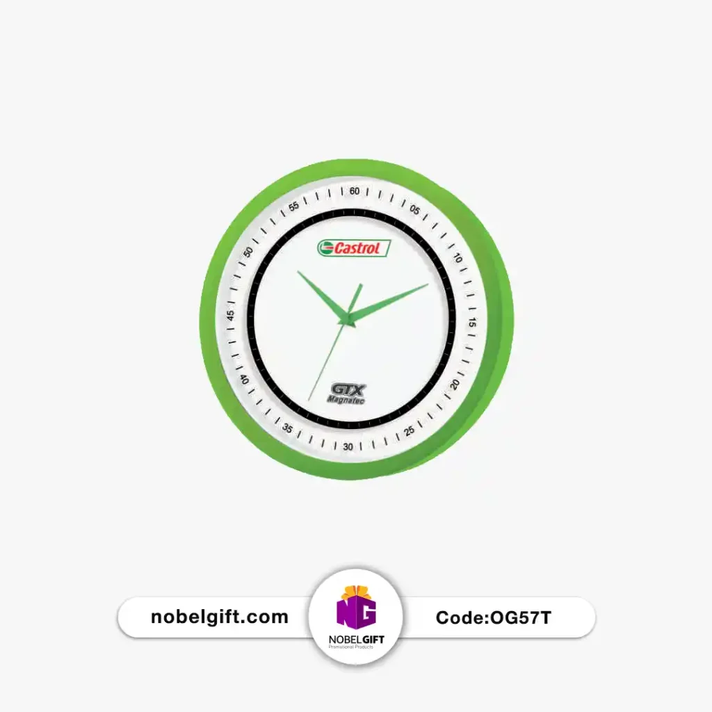 ساعت دیواری تبلیغاتی CASTROL
