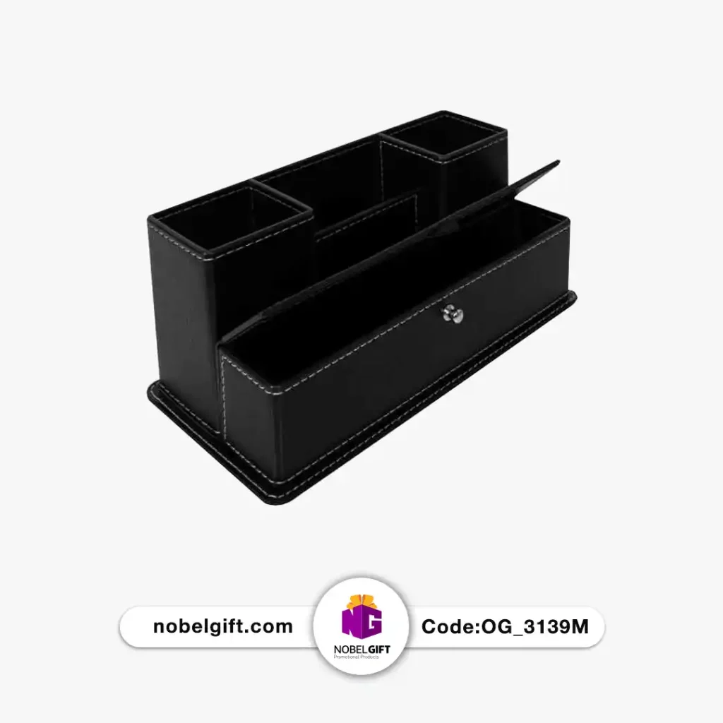 ارگانایزر رومیزی چرمی