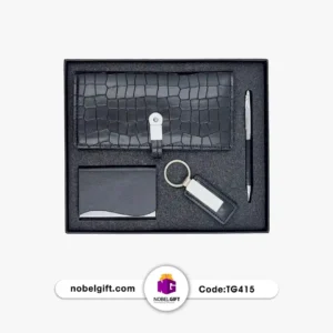 ست مدیریتی 4 تکه تبلیغاتی مشکی 415