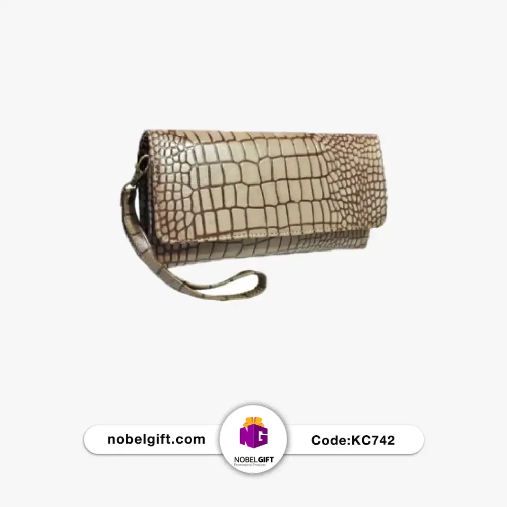 کیف دستی تبلیغاتی چرم طرح پوست مار