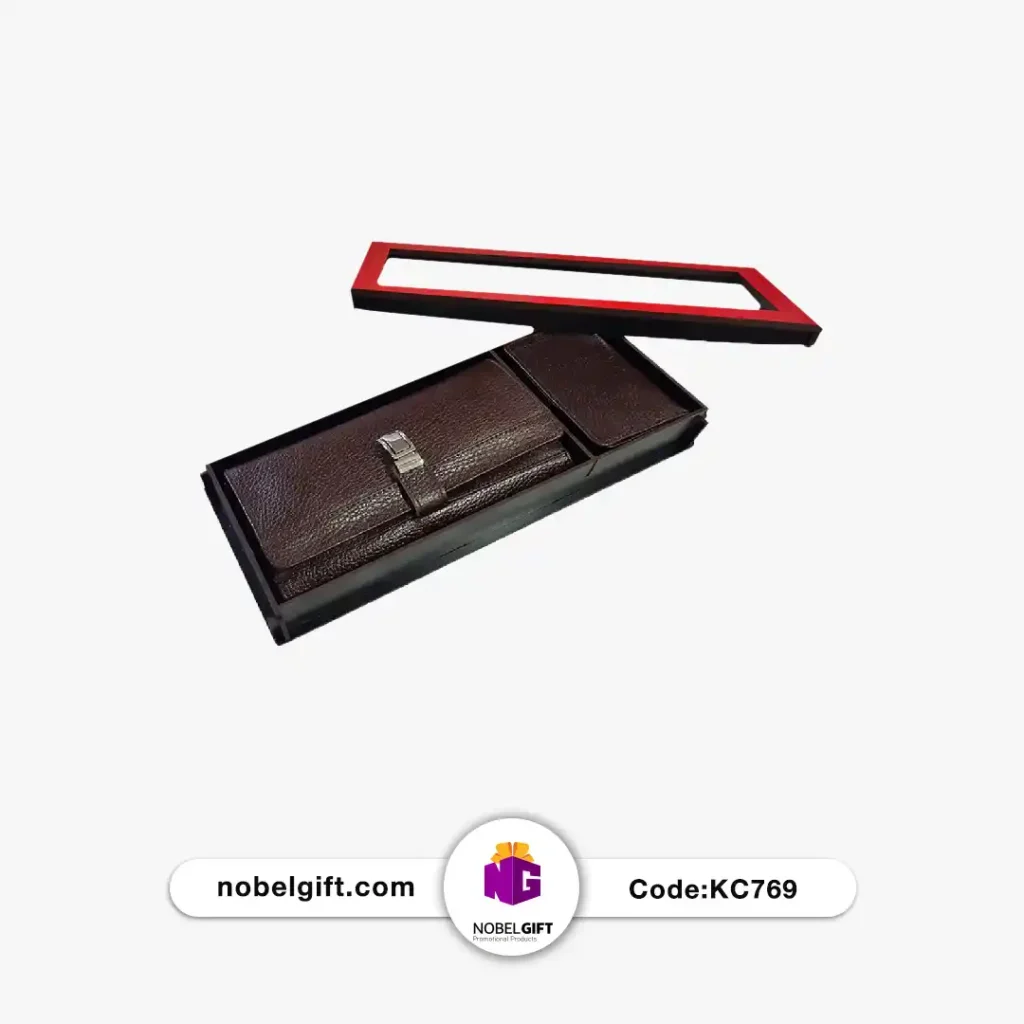 ست تبلیغاتی چرم کیف و جاکارتی 769