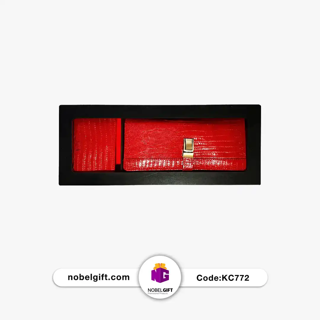 ست تبلیغاتی چرم کیف و جاکارتی 772