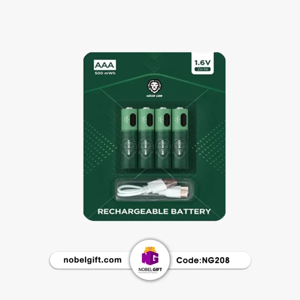 باتری قلمی شارژی گرین لاین مدل Rechargable Battery