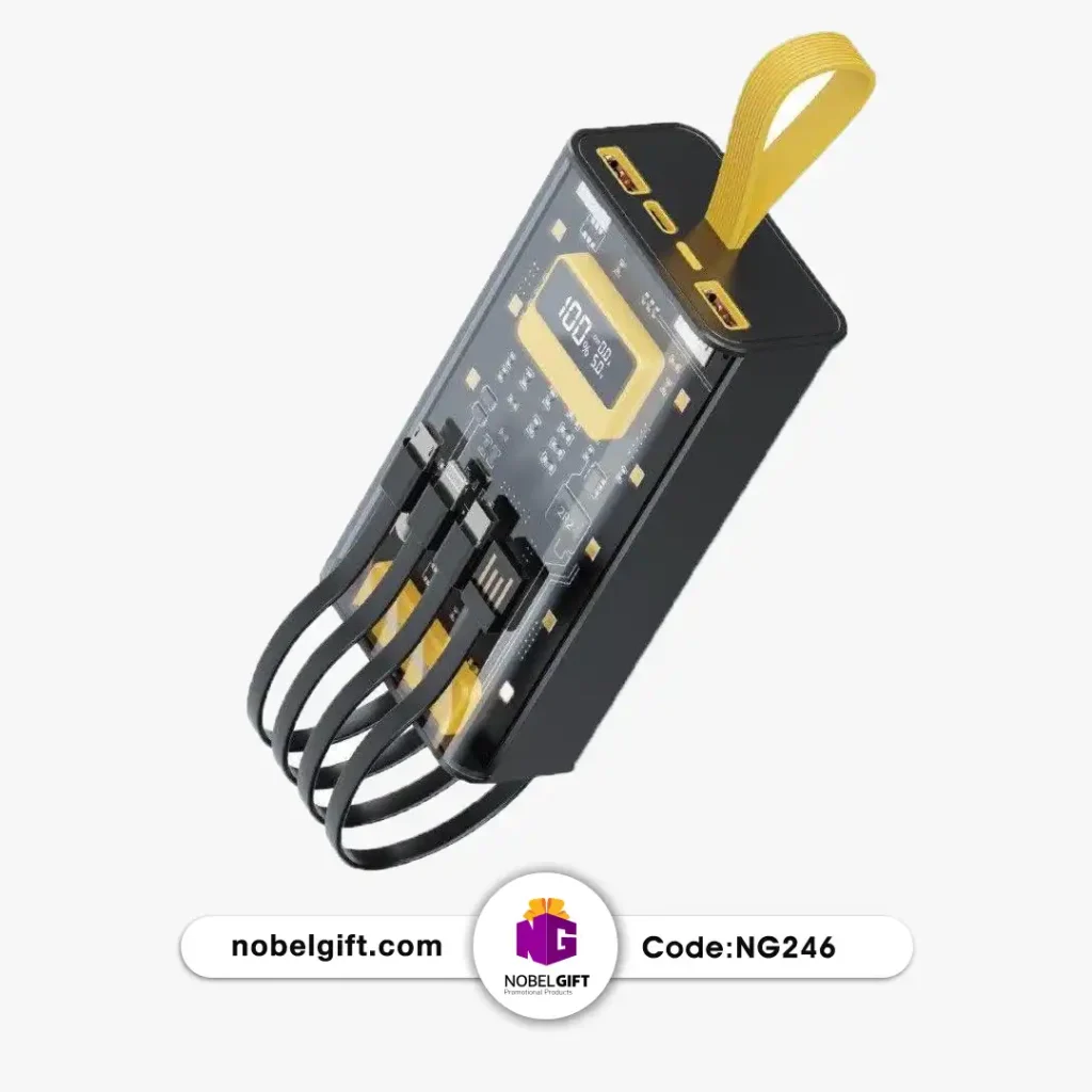 پاوربانک تبلیغاتی گرین لاین مدل Transparent Power Bank