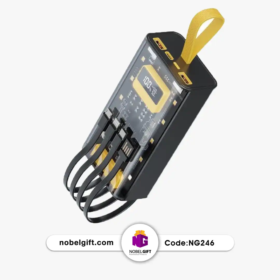 NG246 پاوربانک تبلیغاتی گرین لاین مدل Transparent Power Bank
