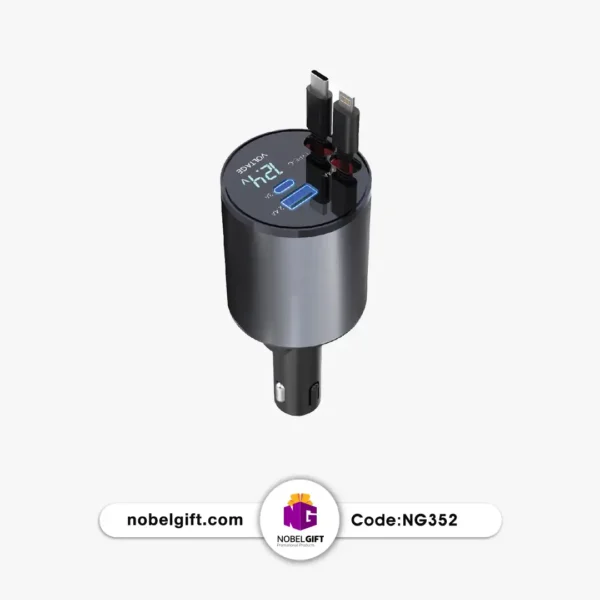 شارژر فندکی گرین لاین مدل Retractable Cable