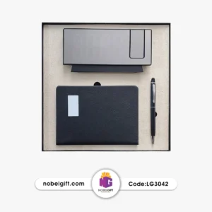 ست ساعت رومیزی دیجیتال و یادداشت تبلیغاتی