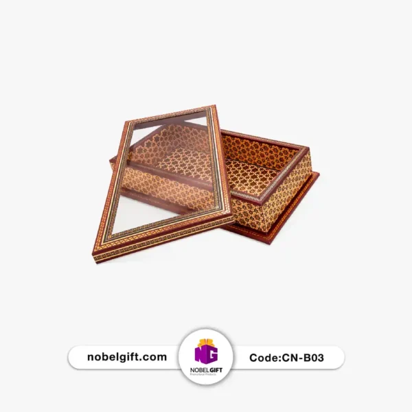 هاردباکس مستطیلی رویه طلقی تبلیغاتی