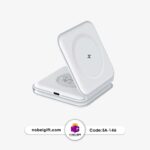 شارژر بی سیم تاشو 3 در 1 تبلیغاتی