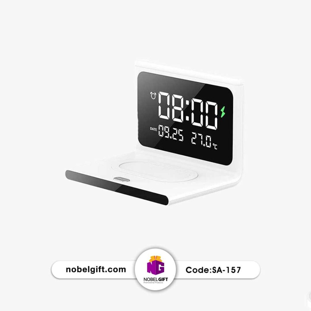 شارژر بی سیم با لامپ تبلیغاتی