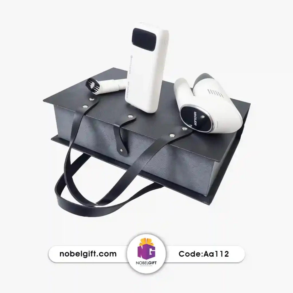 ست هدیه جارو شارژی و پاوربانک